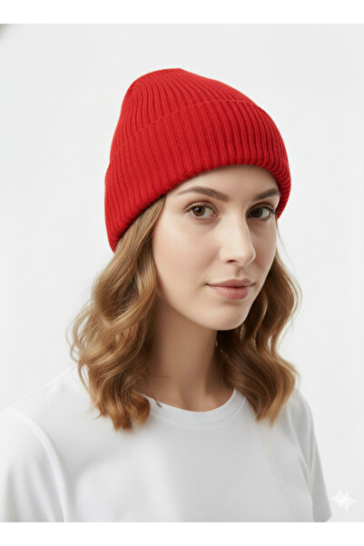 STELLA VESTİNO Luxury Soft Perfumed Raglan Beanie - Thick Knitted, Winter, Un...