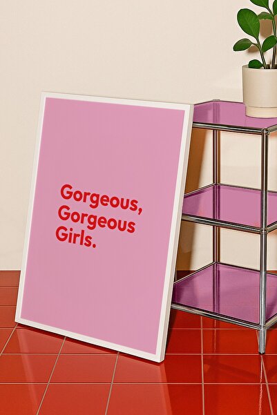 Base Concept Πανέμορφη Κοπέλα Διακοσμητικός Μοντέρνος Πίνακας Αφίσας (Με Κορν...