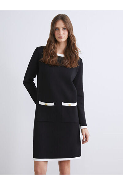 LC Waikiki RMZ GİYİM FARKIŞİLLERİNE ZERO Roba Triko Elbise