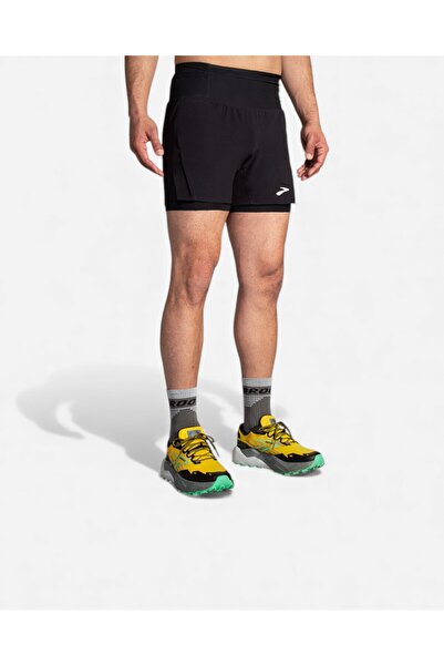 Brooks High Point 5" 2-In-1 Short 2.0 Erkek Siyah Şort 211495001