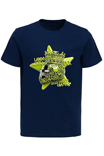 Efendioğlu Design 2025 world champion lando norris baskılı pamuklu tişört