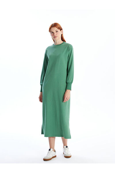 LC Waikiki Crew Neck Women's Sweatshirt Dress