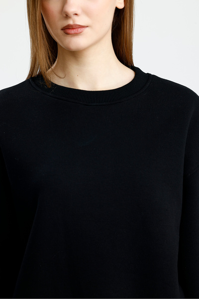 aziso Women's Crew Neck Oversized Soft Sweatshirt