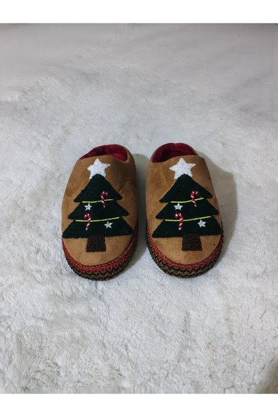 Auris Zenne Noel Ağacı Gondol Ev Terliği