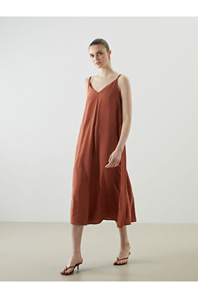 LC Waikiki V-Neck Modal Blended Dress