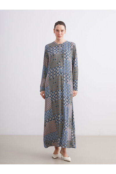 LC Waikiki Crew Neck Print Dress