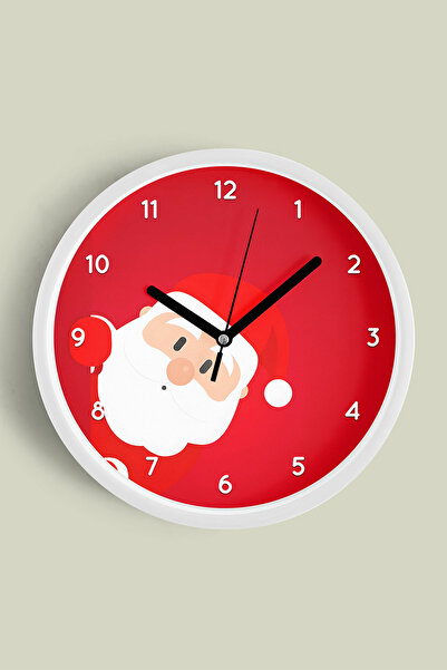 JHAAR ساعة حائط مزخرفة بطابع السنة الجديدة - هدية رأس السنة وتصميم عصري - 30 ...