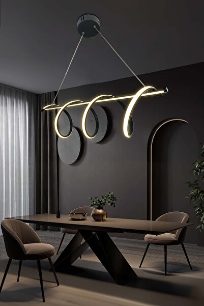 RSCOLLECTIONS Meridyen 3 Renk LED Sarkıt Avize – Mutfak & Ofis Aydınlatması