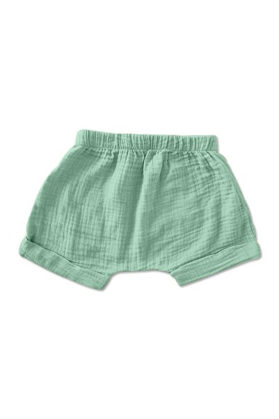 Kidizi Zuma double muslin shorts 3-6 months mint