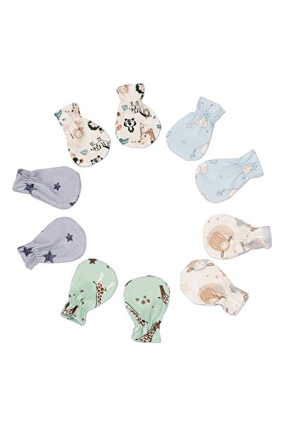 Kidizi Set 5 perechi manusi bebe 0-3 luni Boys