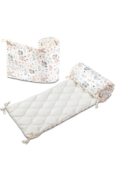 Kidizi Set 2 aparatori matlasate patut 140x70 cm Forest Friends Deluxe, inalt...