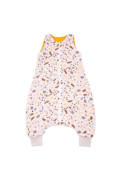 Kidizi Sac de dormit cu picioare de vara din muselina 2-4 ani Stone, 0.5 tog