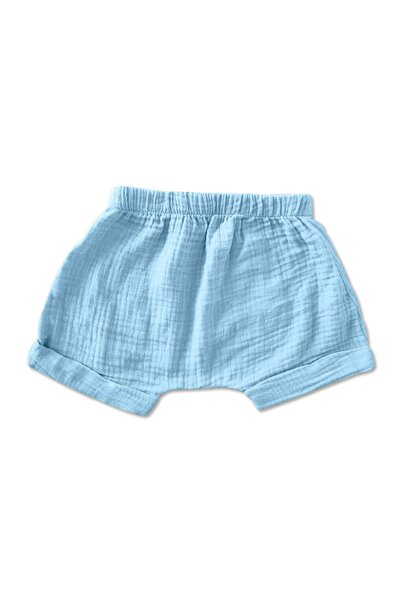 Kidizi Zuma double muslin shorts 1-2 years sky