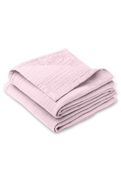 Kidizi Paturica bebe de vara din muselina dubla 100x70 cm Pink