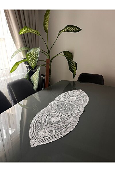 BRL ÇEYİZ HOME Γαλλική δαντέλα πολυτελείας από τούλι με κορδόνια, κομψό μονό ...