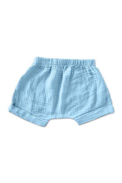 Kidizi Zuma double muslin shorts 6-12 months sky