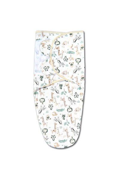 Kidizi Sistem de infasat reglabil 3-6 luni din bumbac Safari