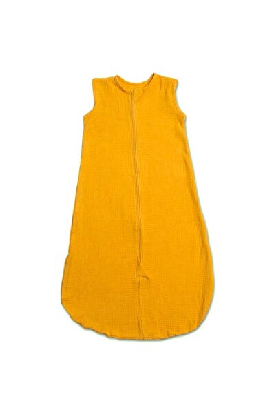 Kidizi Summer sleeping bag for children made of double muslin 3-18 curry, 0.3...