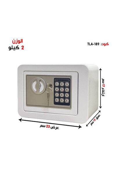TLA خزنة حصالة نقود آمنة " رمز + مفتاح "