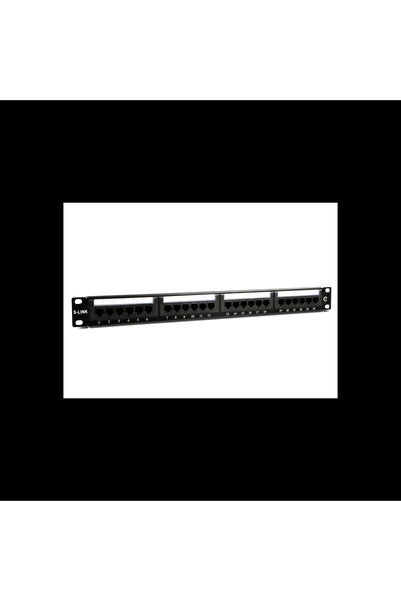 Genel Markalar S-lınk Sl-f624 Cat6 Patch Panel, 24-port, Utp, 1u