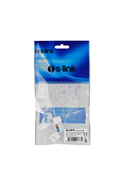 Generic Brand S-Link Sl-Ks60، UTP، Cat6، كيستون جاك 3U، بزاوية 90 درجة