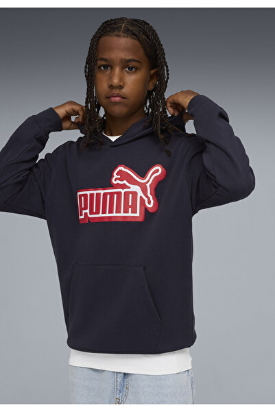 Puma Hanorac relaxat Essentials Logo Lab pentru tineri