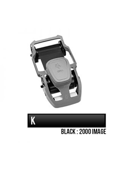 Zebra 800300-301 Zc100/zc300 Συμβατό μαύρο κορδέλα εκτύπωσης μονής όψης 2000