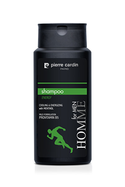 Pierre Cardin Energy Shampoo for Men with Menthol&Provitamin B5 – Cooling Ene...