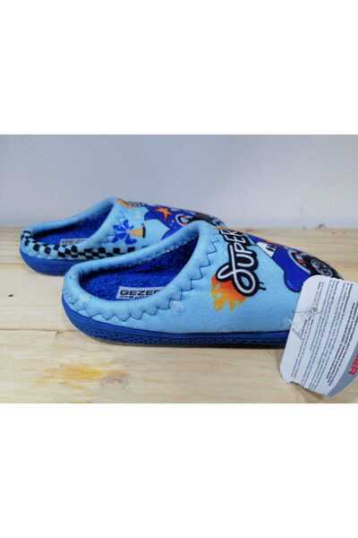 GEZER New Season Winter Car Patterned Cotton Comfortable Sole Boys' Home Slippers
