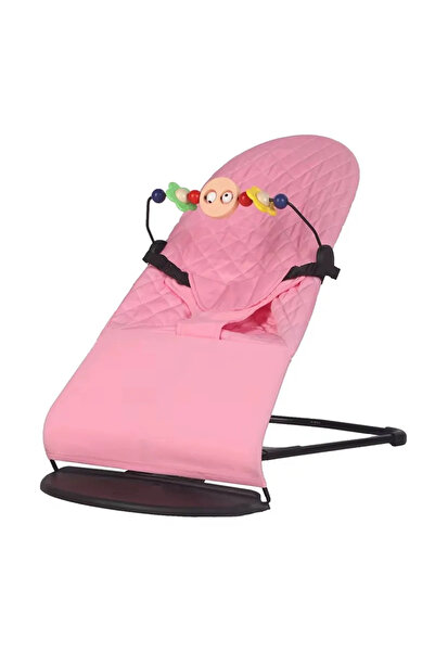 ABYZ Balansoar pentru bebeluși din plastic durabil, potrivit pentru vârste între 0 și 12 luni, roz