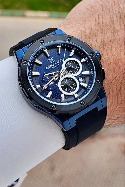 Daniel Klein Kasası Lacivert Kordonu Siyah Renk Ayarlanabilir Kordonlu 44 mm ...