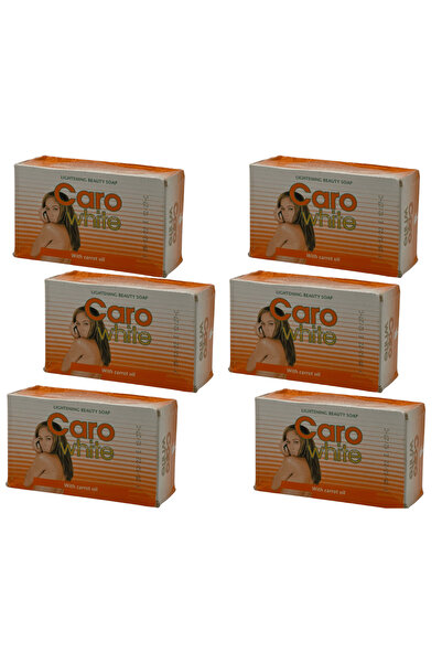 Caro White 6 قطع من كارو وايت صابون لتبييض وتفتيح البشرة 180 جم