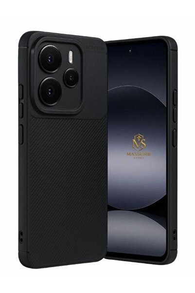 Massemr حافظة Xiaomi Note 14 5G ذات تركيز تلقائي، غطاء كربوني ممتص للصدمات، و...