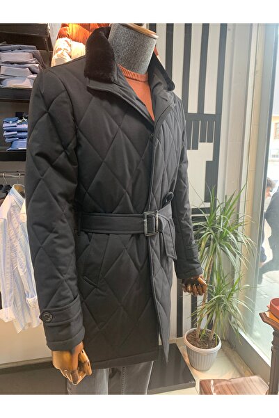 Jakamen Comfort Fit Kürklü Yaka Mont