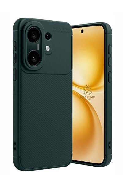 Massemr جراب Vivo X200 FE بتصميم الكربون مع تركيز تلقائي، غطاء ممتص للصدمات، ...