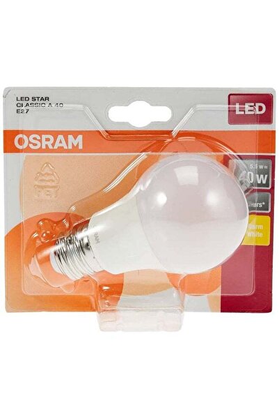 Osram LED Star Classic A 5.5W Warm White 4 Pc Set Promo Pack