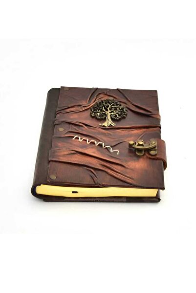 Legend Deri Antique Brown Tree of Life Vintage Genuine Samaupa Paper Gift Sou...