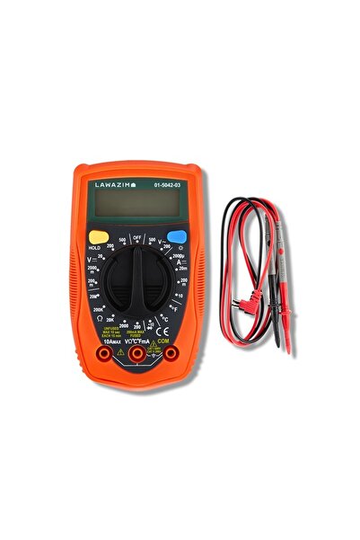 Lawazim Digital Multimeter AC DC 0-1000V Auto Ranging Voltage Current Resistance Tester