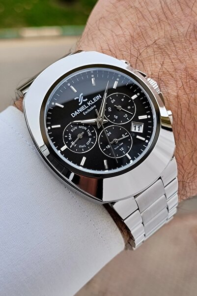 Daniel Klein Kadranı Siyah Kordonu Gri Renk Ayarlanabilir Kordonlu 39 mm Fonk...
