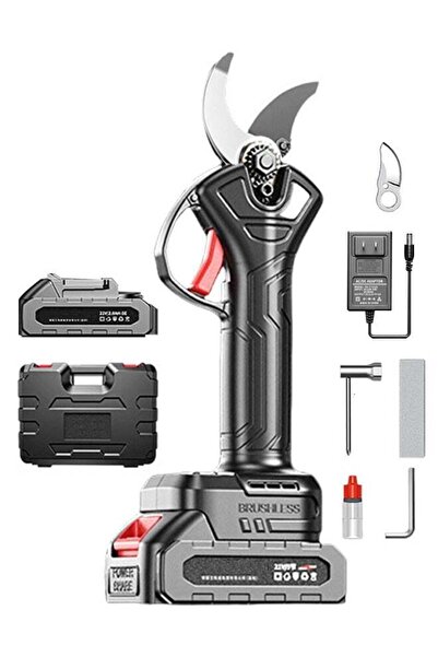 0TO1 TECH Electric Pruning Shears, 220V, 30mm Cutting Diameter, Black