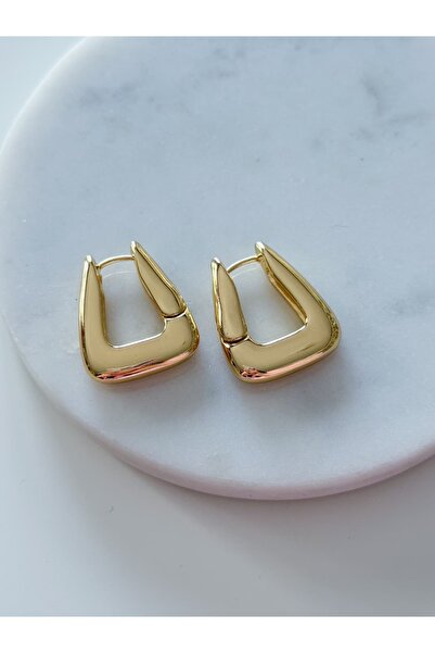 CHARMLUCKY ÖZEL SERİ KÖŞELİ HALKA KÜPE