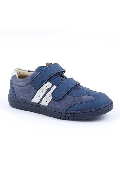 tino Pantofi sport , pentru copii , din piele naturala , cu talpa cusuta 3229-BLEUMARIN/G