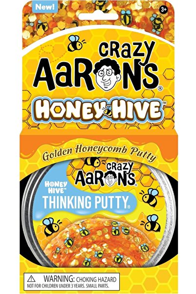 Crazy Aaron's Honey Hive Full Size 4" Thinking Putty Tin