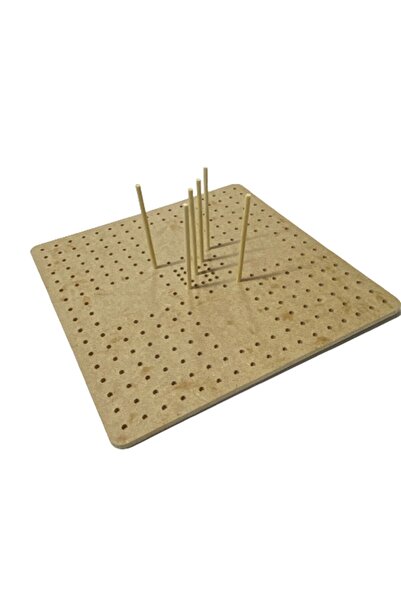 Saatistan Motifmatik Motif Tahtası 30x30 cm - Yaratıcı ve Şık Dekorasyon Malz...