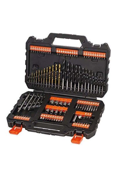 Generic BLACK+DECKER 109-Piece Mixed Accessories Set (Black/Orange) A7200-XJ