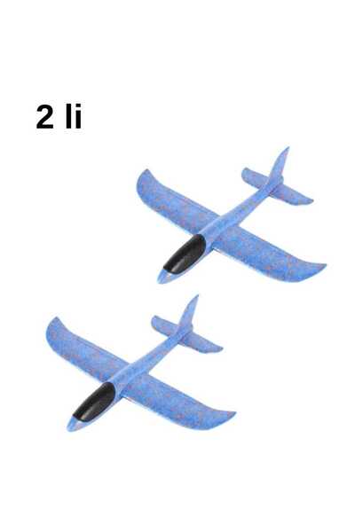 skycott 2Lİ ELLE ATILAN ÇOCUK KÖPÜK UÇAK 48CM MAVİ