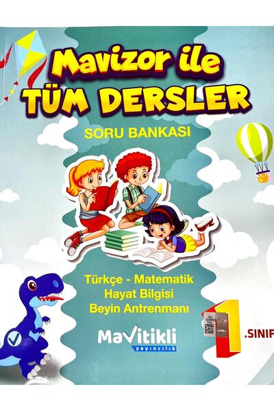 Mavitikli Yayıncılık MAVİTİKLİ 1.Sınıf Mavizor ile Tüm Dersler Soru Bankası -...