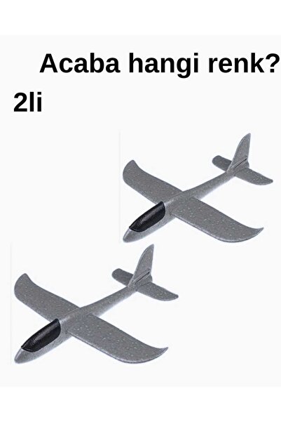 skycott 2Lİ ELLE ATILAN ÇOCUK KÖPÜK UÇAK 48CM HERHANGİ 2 FARKLI RENK