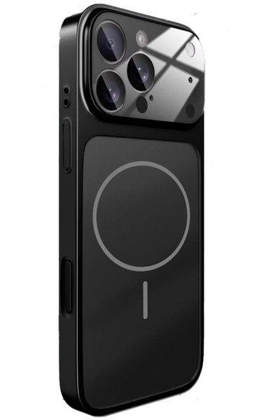 Ocado iPhone 13 Pro Uyumlu 17 Pro Max Görünümlü Çevirici Kamera Koruma Magsafe Şarj Telefon Kılıfı