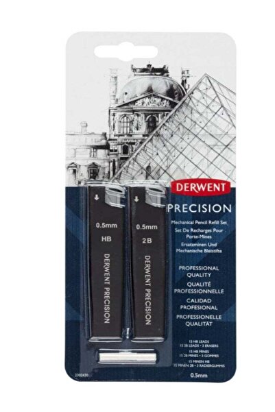 Derwent - عبوات أقلام رصاص للرسم 0.5 مم